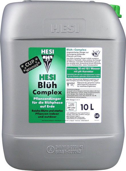 Hesi Blühcomplex 10 Liter Blütedünger