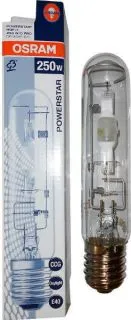 Osram Powerstar HQI-T 250W/D PRO E40 FLH1 Metall-Halogen-Lampe für Wachstum 250 Watt